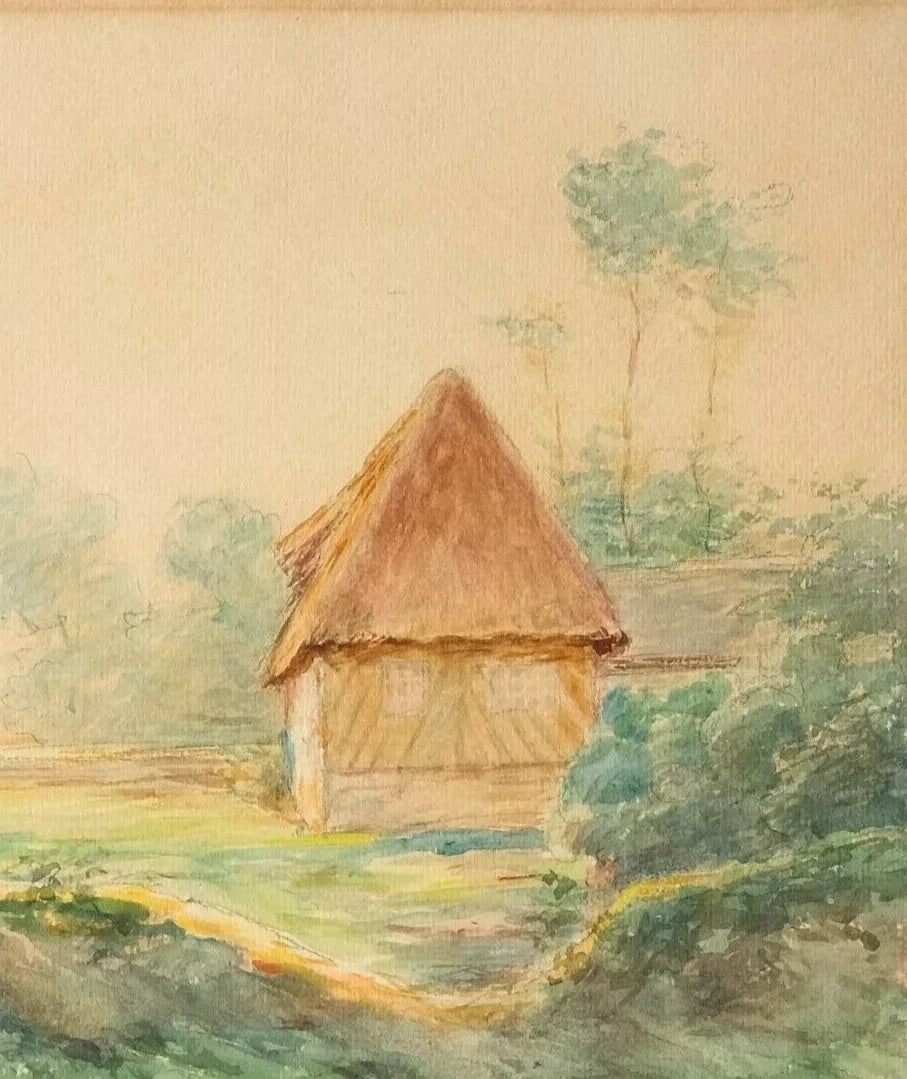 Antique Oil Painting, Landscape, Figure, Barbizon, Forest, Tree - 5