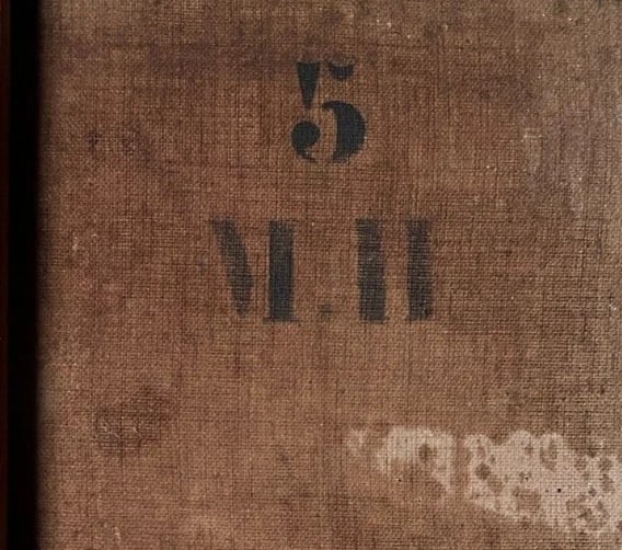 Antique Oil Painting Original Landscape, Seaview, Boats signed 19th century - 7