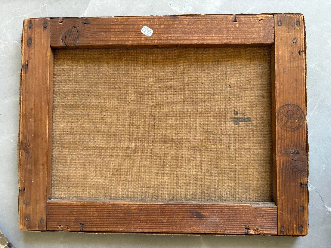 Vintage Oil Painting Maritime Boat, Seascape, Landscape 19th century - 8