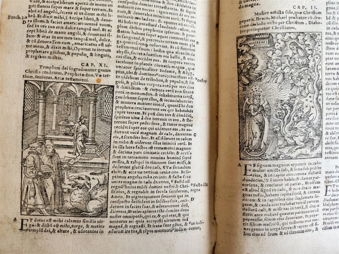 1541 BIBLE in LATIN antique rare BEAUTIFULLY ILLUSTRATED - 19