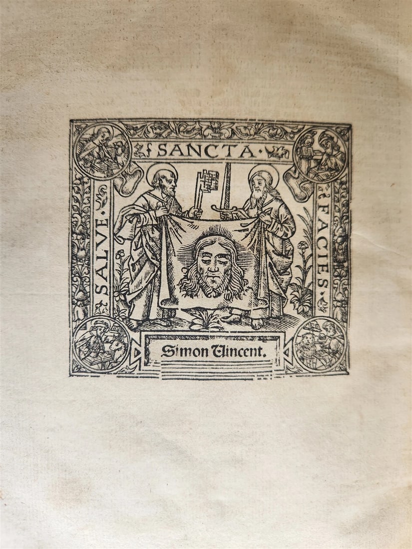 1527 POST-INCUNABULA antique Super canone misse cum additionibus by Gabriel Biel - 10