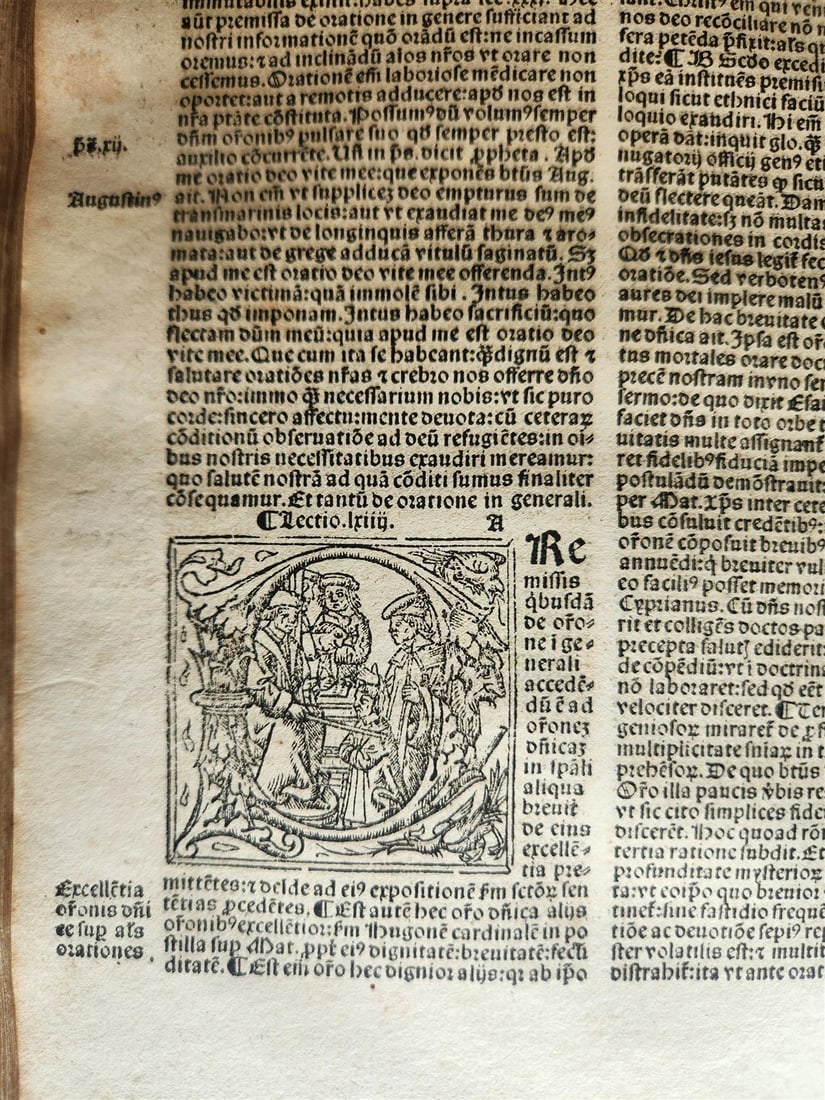 1527 POST-INCUNABULA antique Super canone misse cum additionibus by Gabriel Biel - 16