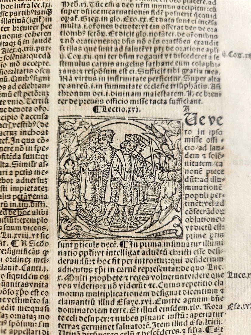 1527 POST-INCUNABULA antique Super canone misse cum additionibus by Gabriel Biel - 5
