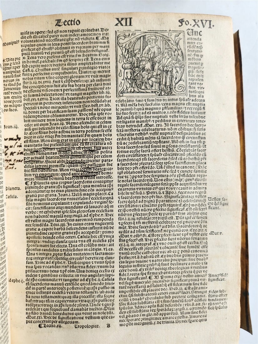 1527 POST-INCUNABULA antique Super canone misse cum additionibus by Gabriel Biel - 7