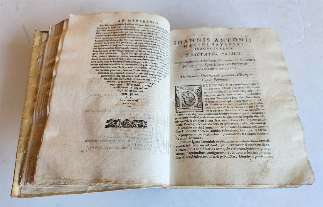 1582 ASTRONOMY & ASTROLOGY Ephemerides Coelestium Motuum ANTIQUE 2 vellum vols - 7