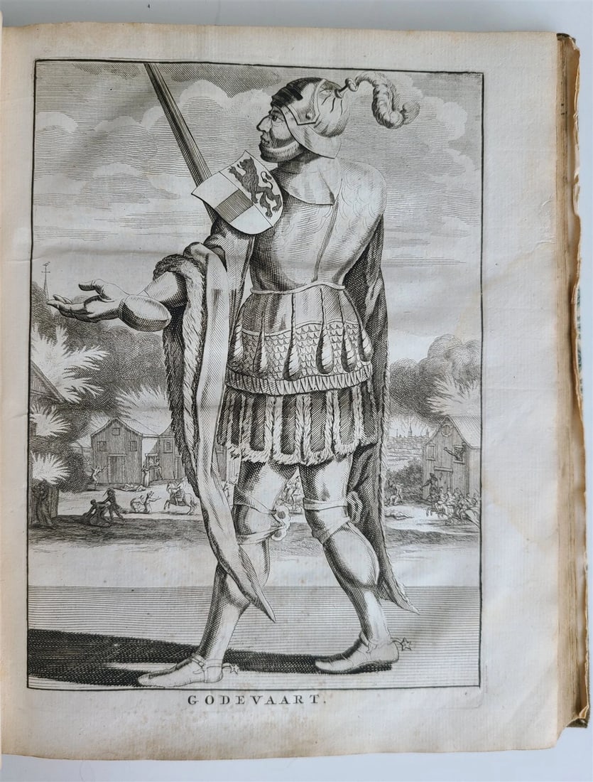 1744 NETHERLANDS Haarlem HISTORY antique FULLY ILLUSTRATED w/ 35 ENGRAVINGS - 12