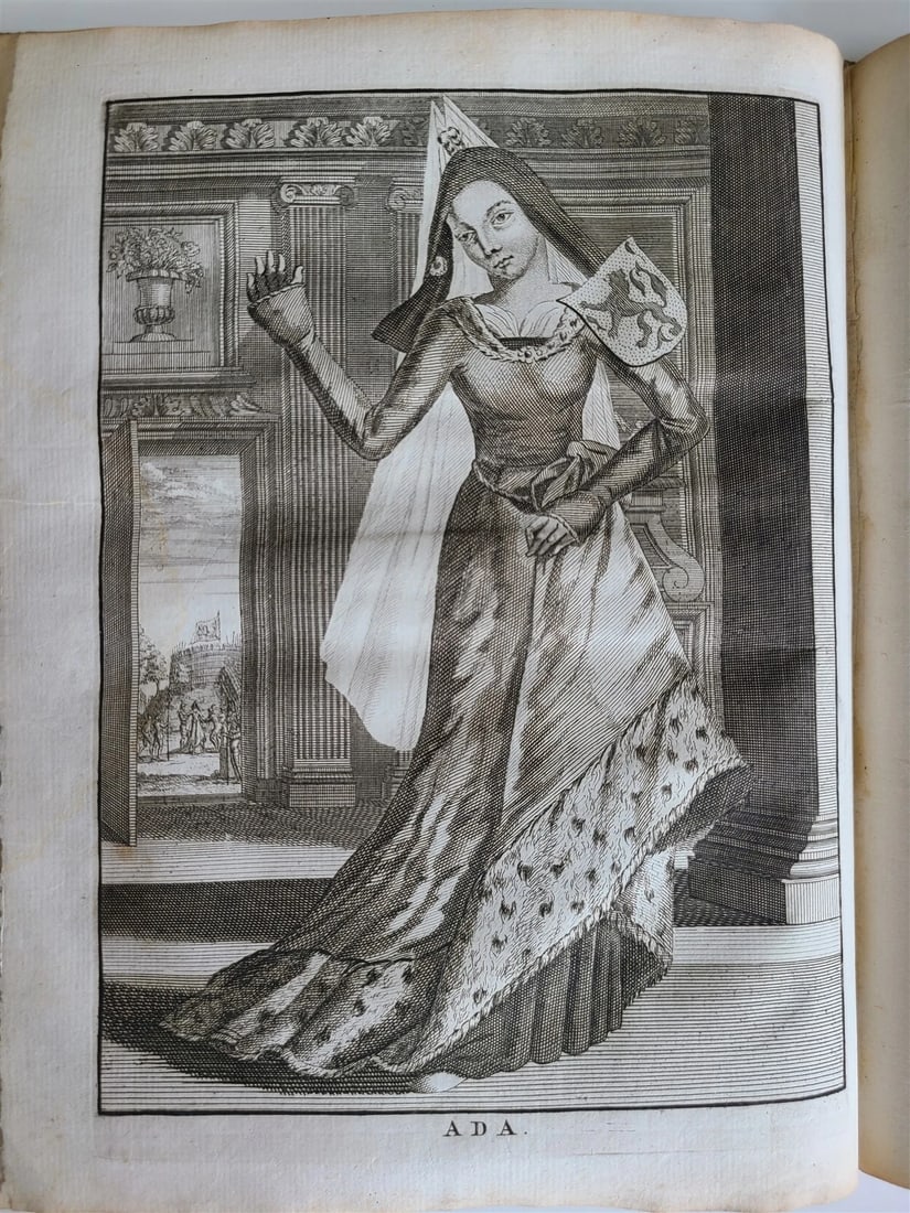 1744 NETHERLANDS Haarlem HISTORY antique FULLY ILLUSTRATED w/ 35 ENGRAVINGS - 18