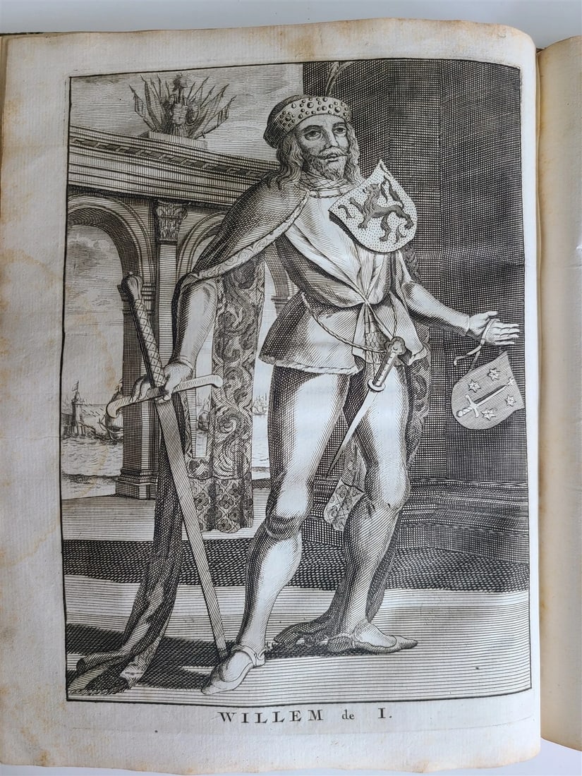 1744 NETHERLANDS Haarlem HISTORY antique FULLY ILLUSTRATED w/ 35 ENGRAVINGS - 19