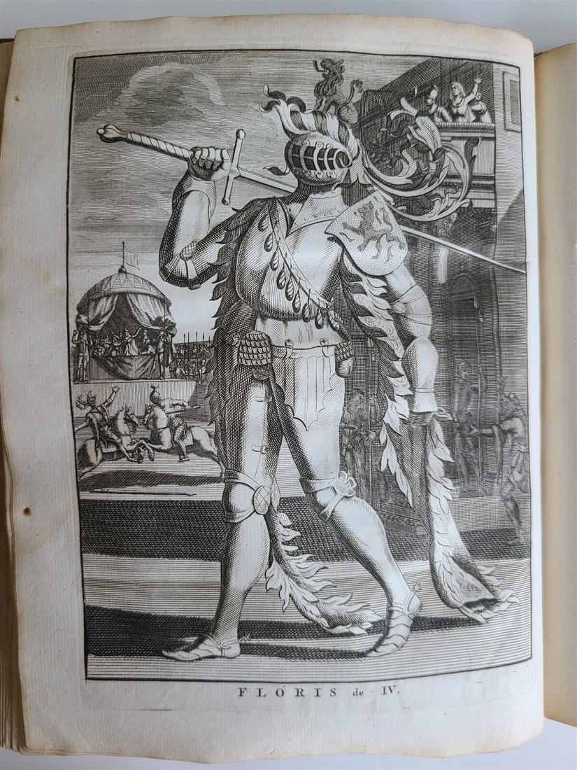 1744 NETHERLANDS Haarlem HISTORY antique FULLY ILLUSTRATED w/ 35 ENGRAVINGS - 20