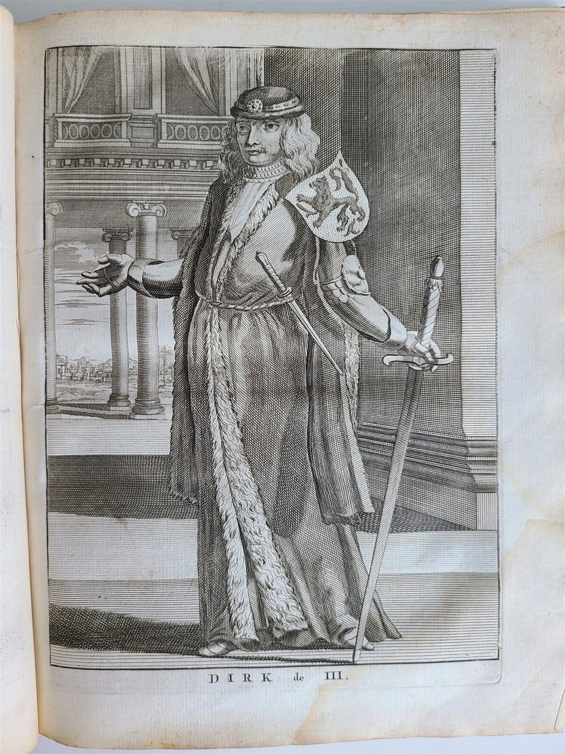 1744 NETHERLANDS Haarlem HISTORY antique FULLY ILLUSTRATED w/ 35 ENGRAVINGS - 7