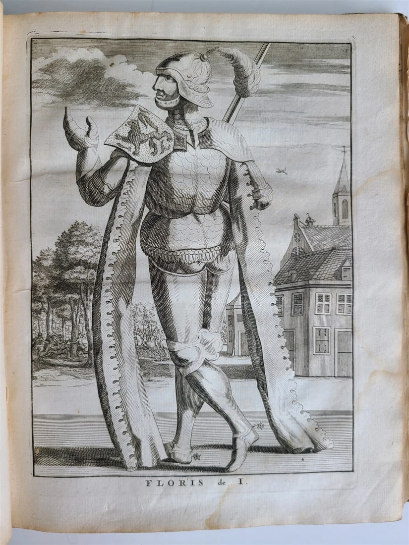 1744 NETHERLANDS Haarlem HISTORY antique FULLY ILLUSTRATED w/ 35 ENGRAVINGS - 9