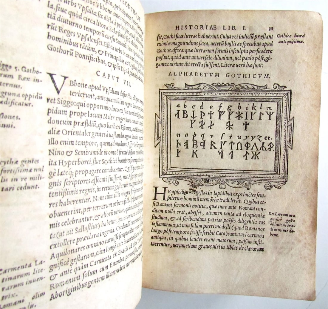 1558 SCANDINAVIA SWEDEN ILLUSTRATED HISTORY Gothorum Sveonumque historia antique - 9