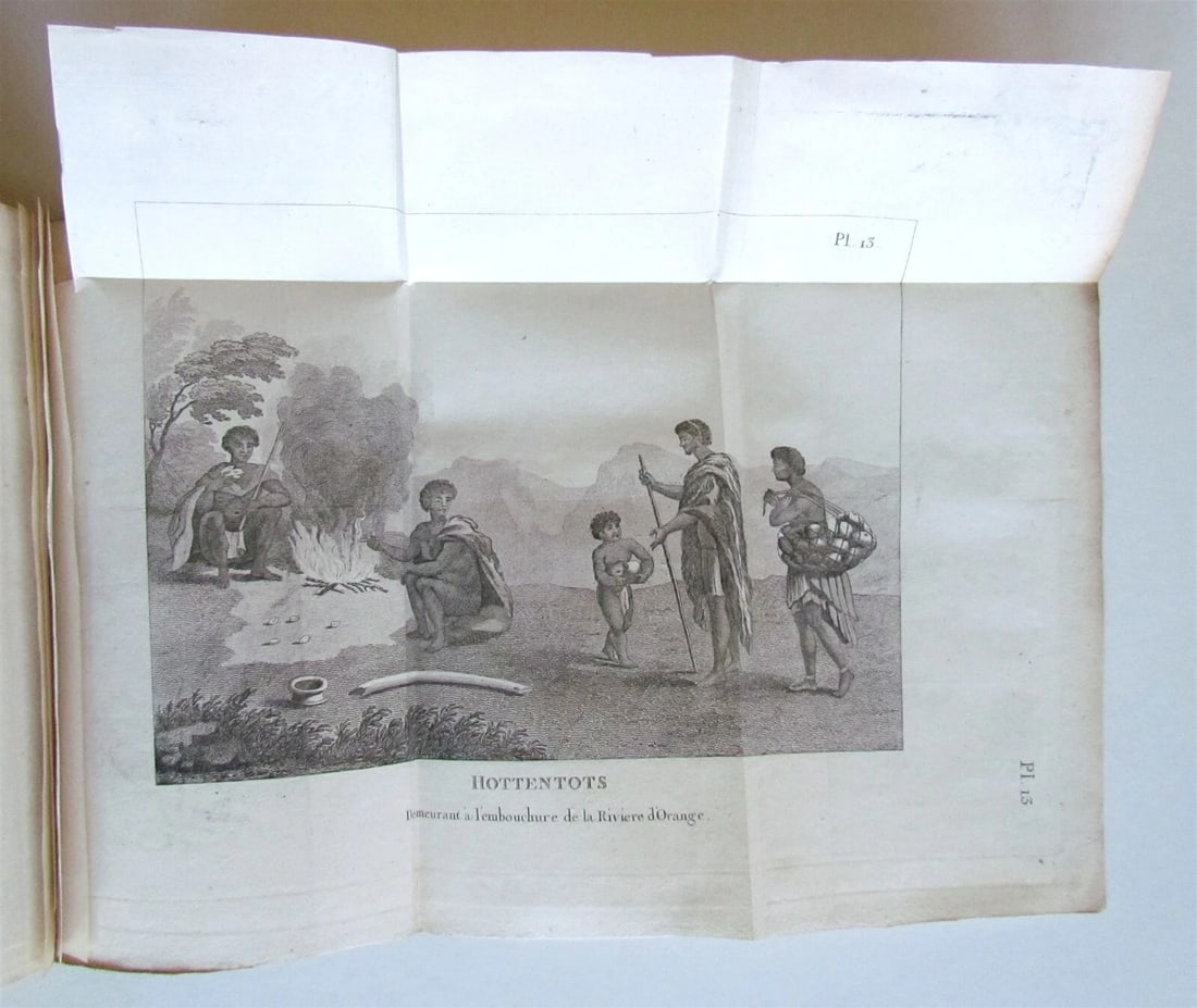 1790 AFRICA TRAVELS Voyages dans le pays des Hottentots ILLUSTRATED antique RARE - 10