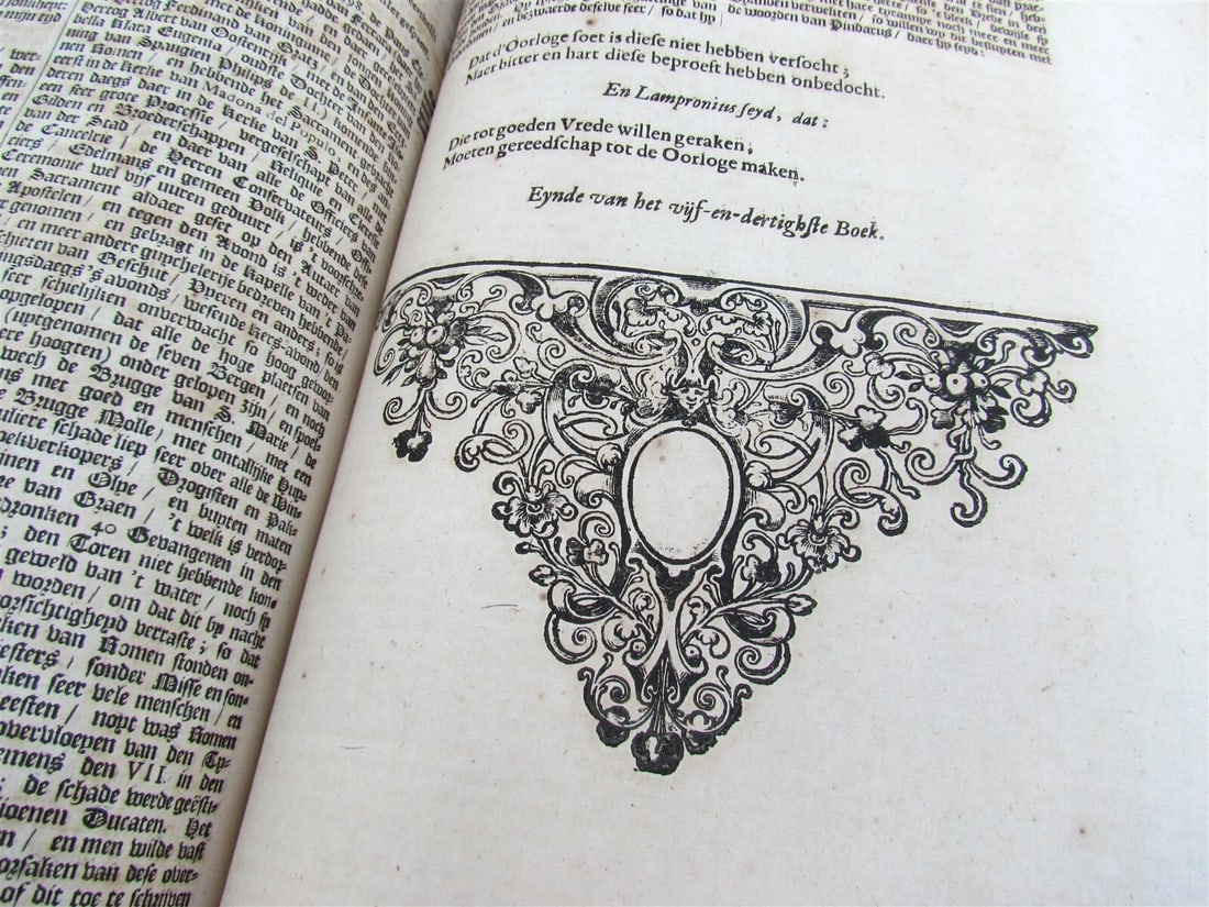 1684 HISTORY of NETHERLANDS in DUTCH VELLUM BOUND FOLIO by Pieter Bor - 12