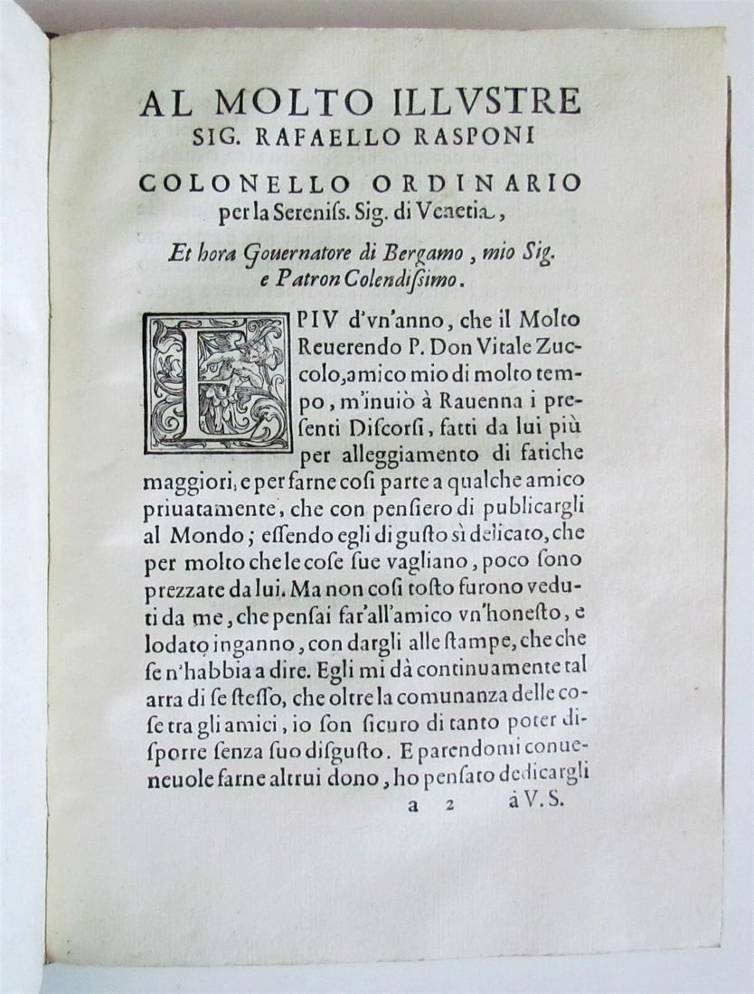 1588 Delle lettere familiari del sig. TORQUATO TASSO antique vellum 16th century - 8