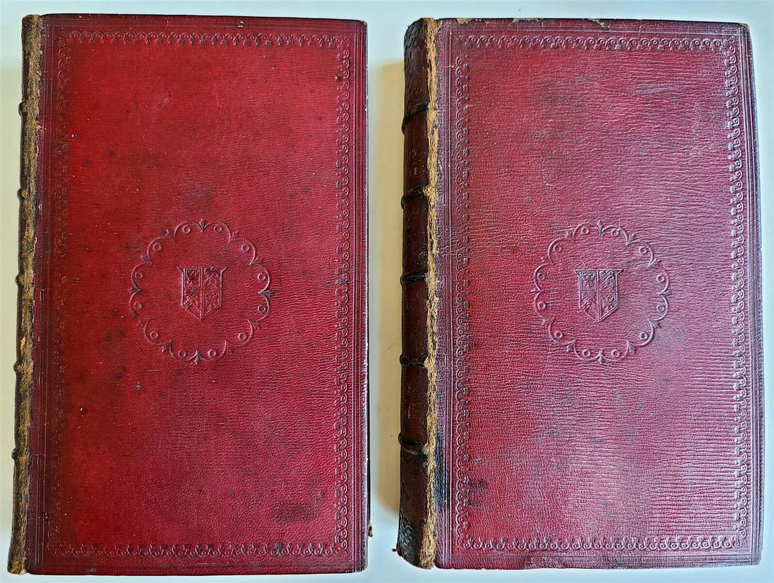 1725 PETER LANGTOFT'S CHRONICLE antique 2 VOLUMES in ENGLISH rare THOMAS HEARNE - 3