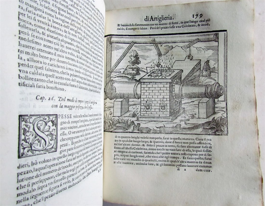 1606 ARTILLERY PRACTICE ILLUSTRATED antique PRATTICA MANUALE DELL' ARTIGLIERIA - 12