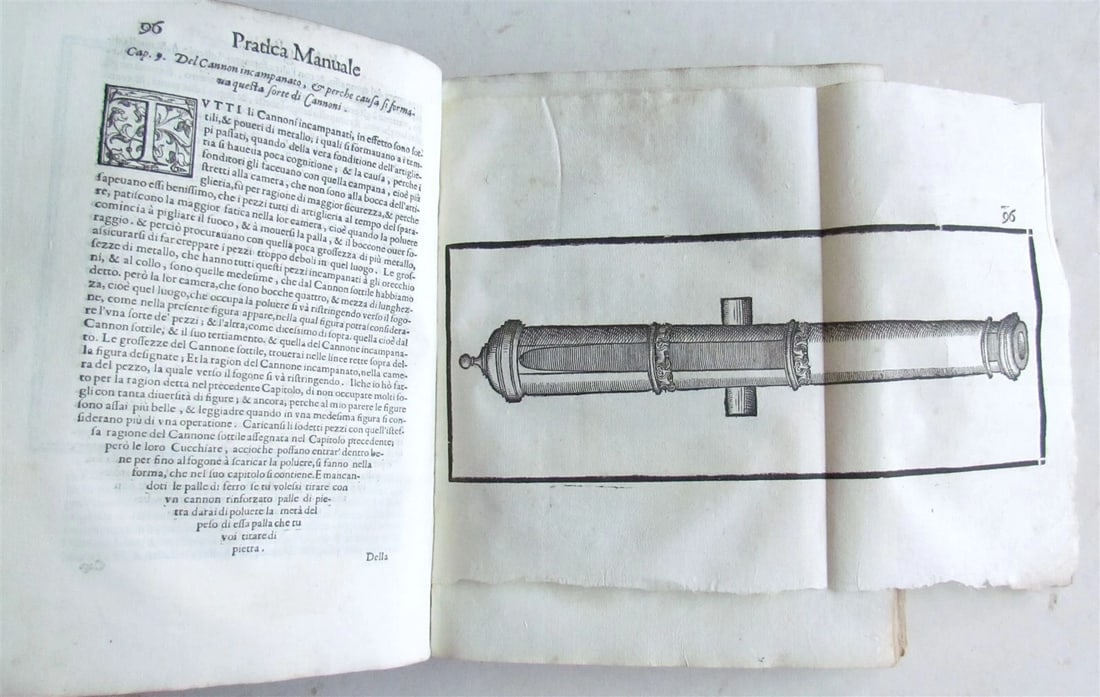 1606 ARTILLERY PRACTICE ILLUSTRATED antique PRATTICA MANUALE DELL' ARTIGLIERIA - 5