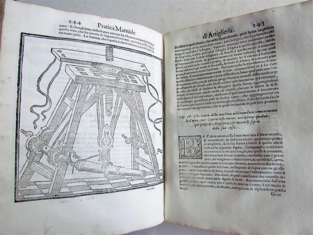 1606 ARTILLERY PRACTICE ILLUSTRATED antique PRATTICA MANUALE DELL' ARTIGLIERIA - 9