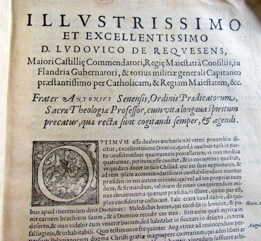 1585-86 5 VOLUMES THOMAS AQUINAS antique Summa totius Theologiae - 12