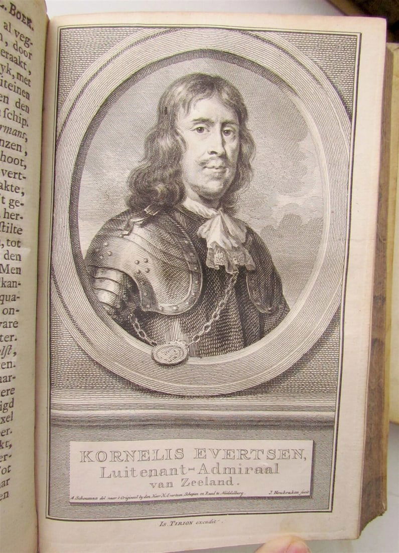 1749-59 21 volumes NETHERLANDS HISTORY ILLUSTRATED antique VELLUM BOUND - 5