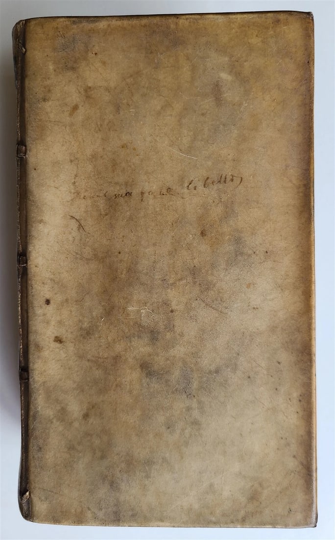 1676 J. BUXTORF Lexicon Hebraicum & Chaldaicum JUDAICA antique VELLUM BINDING - 2