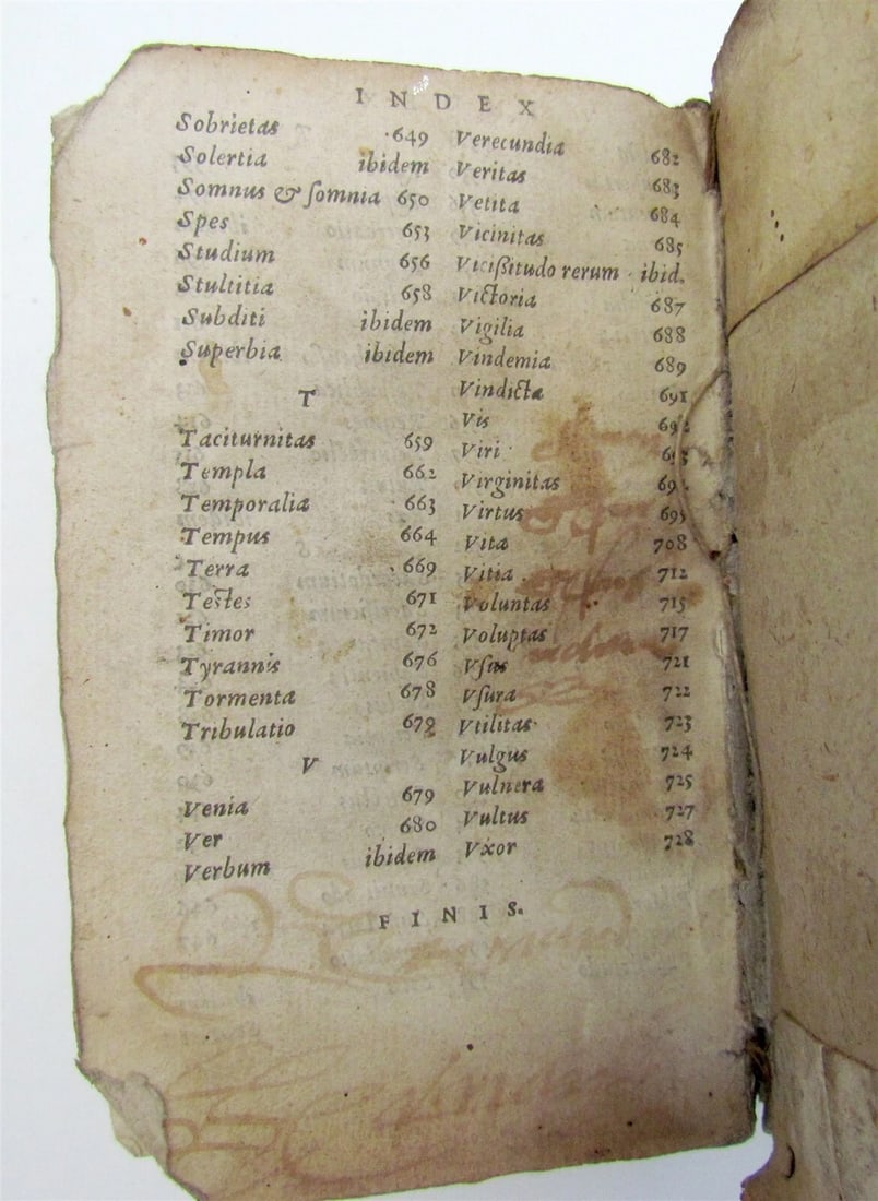 1559 ANTHOLOGY OF LATIN POETS antique ILLUSTRIUM POETARUM FLORES 16th CENTURY - 6