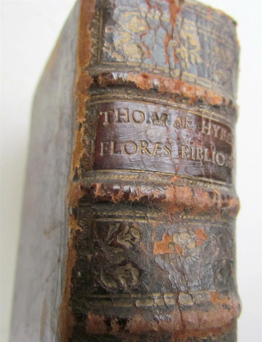 1565 BIBLE FLORES BIBLIA by PLANTIN antique 16th CENTURY - 4