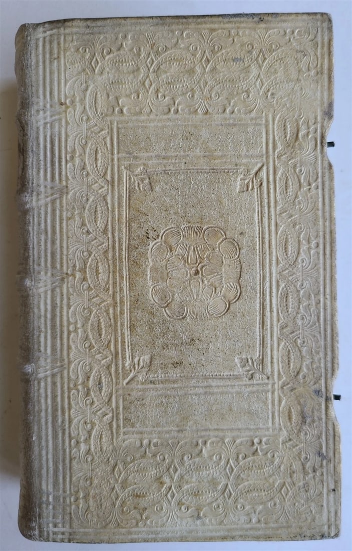 1743 JOHANN HUBNERS GERMAN POETRY antique HANDTOOLED PIGSKIN Poetisches Handbuch - 3