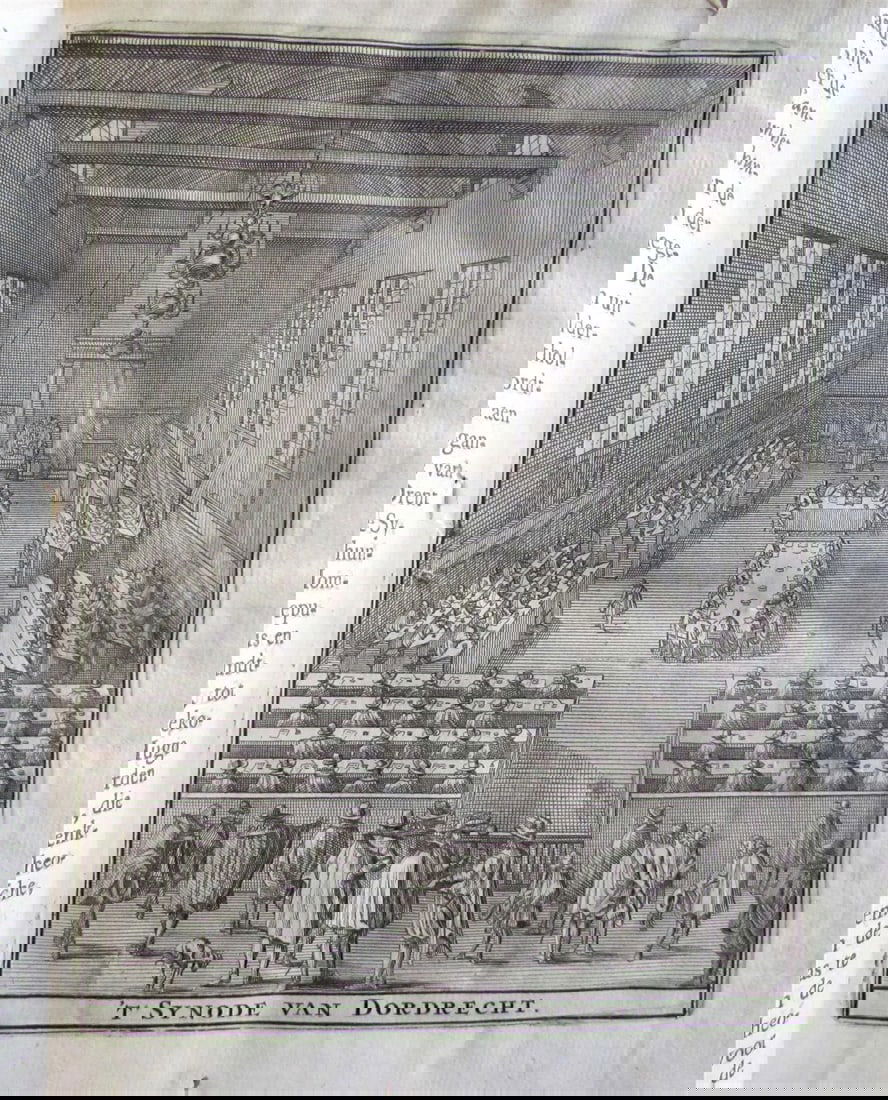 1674 HISTORY of REFORMATION by G. BRANDT 4 VOLUMES VELLUM antique ILLUSTRATED - 5