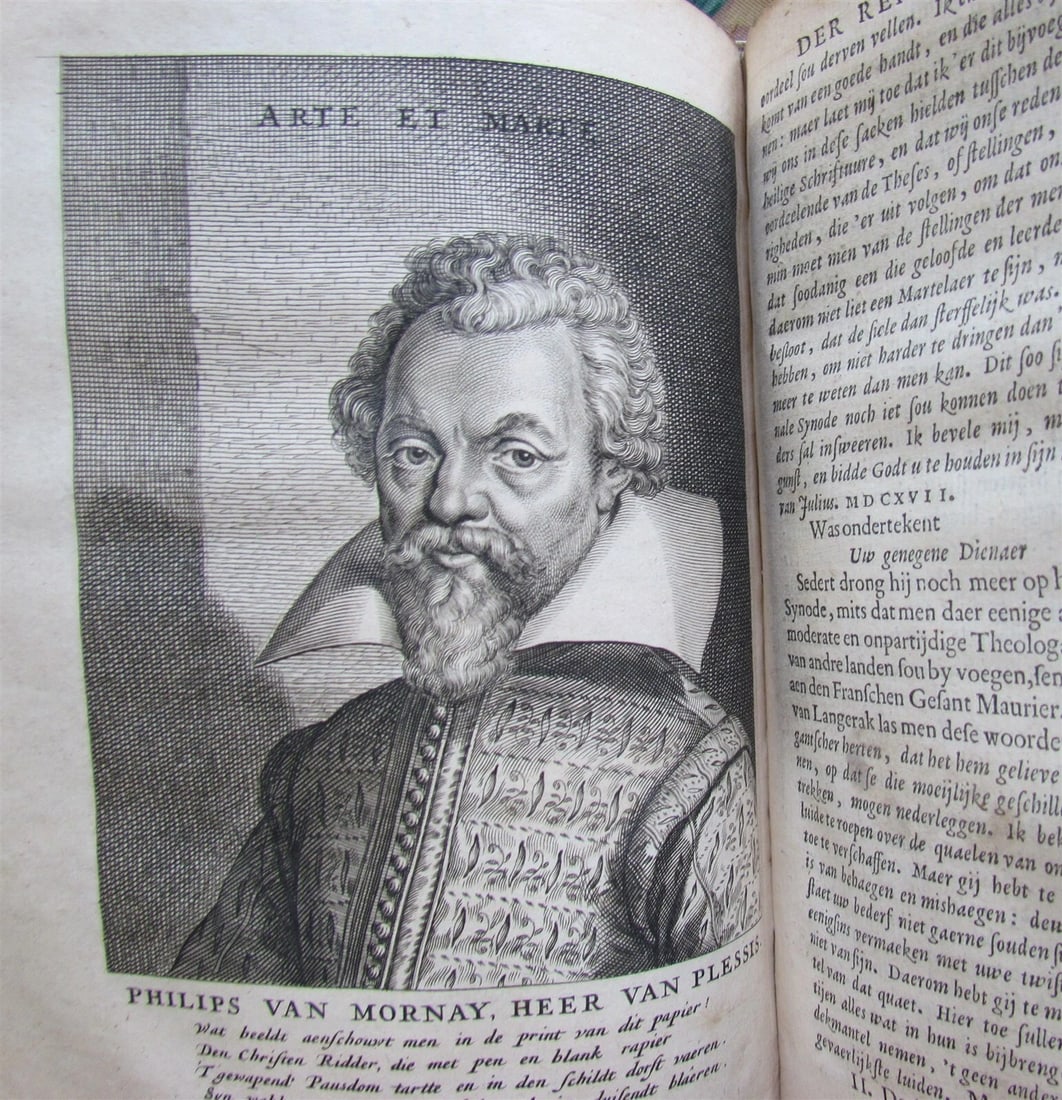 1674 HISTORY of REFORMATION by G. BRANDT 4 VOLUMES VELLUM antique ILLUSTRATED - 6