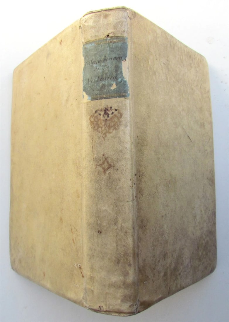 1654 ROMAN CLOTHING STUDY Ferrarius Octavius ILLUSTRATED VELLUM BINDING antique - 2