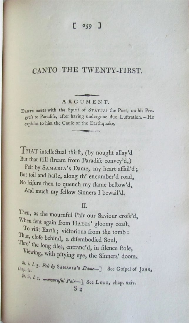 1802 DIVINA COMMEDIA of Dante Alighieri 1st ENGLISH EDITION antique 3 VOLUMES - 7