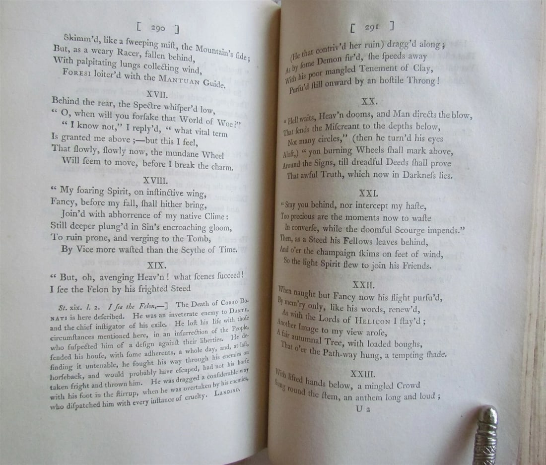 1802 DIVINA COMMEDIA of Dante Alighieri 1st ENGLISH EDITION antique 3 VOLUMES - 8