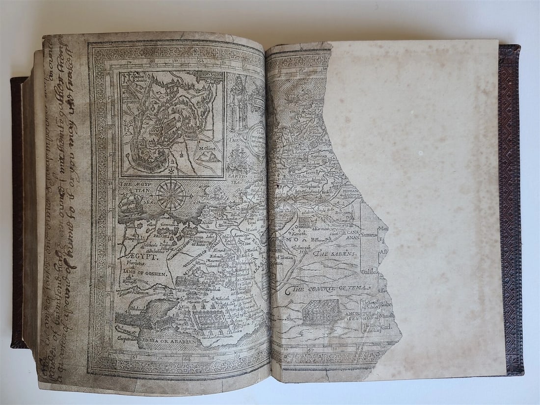 1619 - 1620 BIBLE in ENGLISH by Robert Barker & John Bill antique ILLUSTRATED - 13