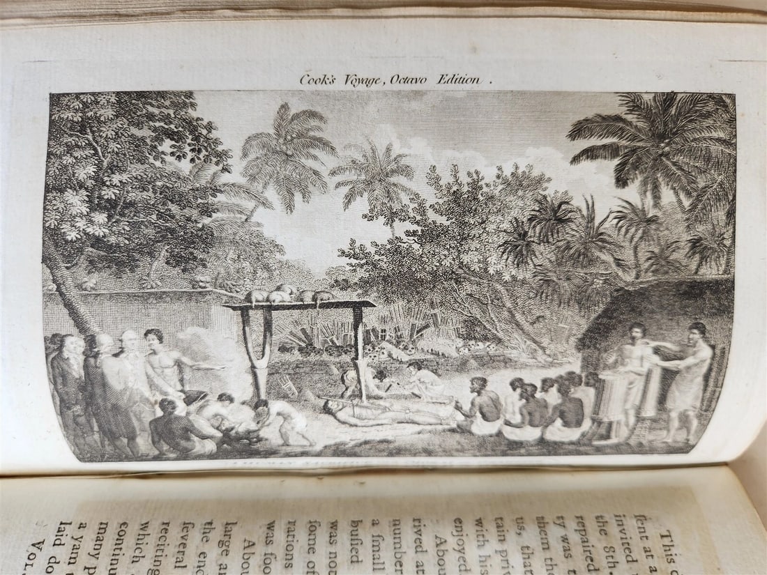 1784 VOYAGE of CAPTAIN COOK 4 vols ILLUSTRATED w/ 49 PLATES antique ENGLISH - 10