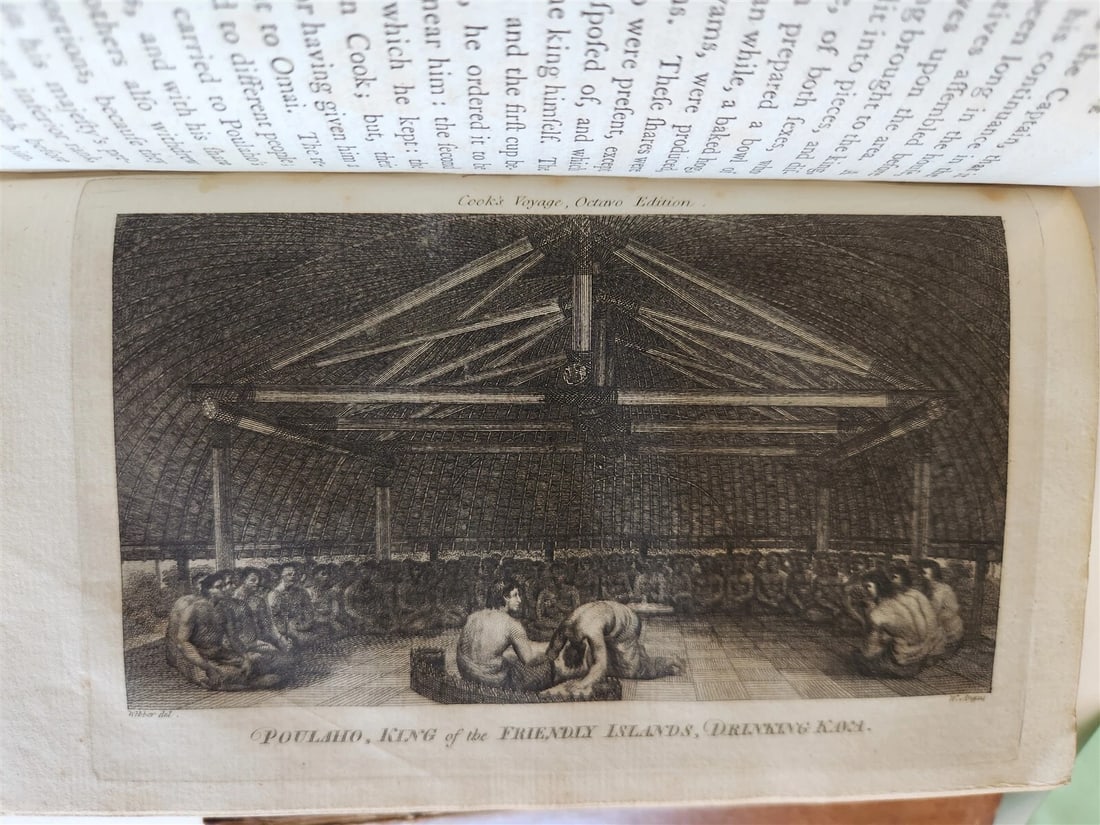1784 VOYAGE of CAPTAIN COOK 4 vols ILLUSTRATED w/ 49 PLATES antique ENGLISH - 12