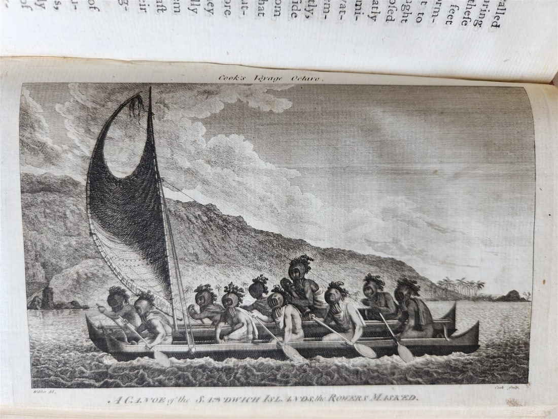 1784 VOYAGE of CAPTAIN COOK 4 vols ILLUSTRATED w/ 49 PLATES antique ENGLISH - 17