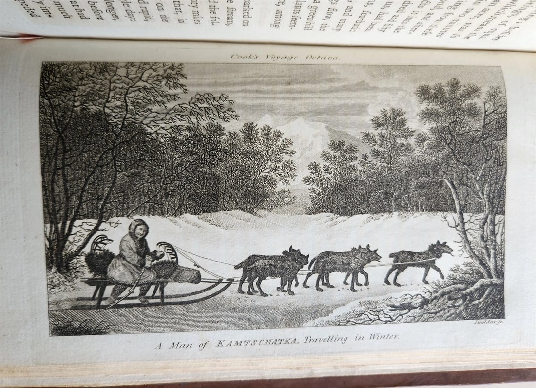 1784 VOYAGE of CAPTAIN COOK 4 vols ILLUSTRATED w/ 49 PLATES antique ENGLISH - 19