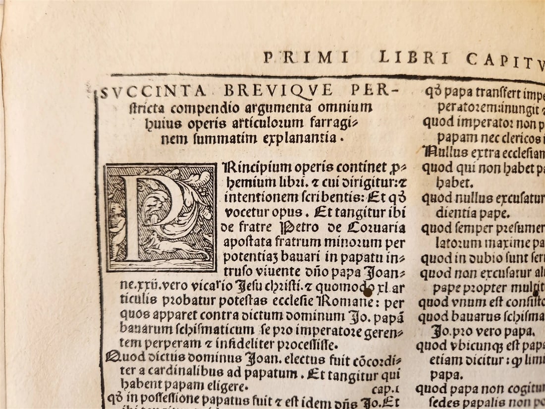 1560 CANON LAW WORK by GALICIAN LAWYER ALVARO PELAYO antique PIGSKIN BOUND FOLIO - 10