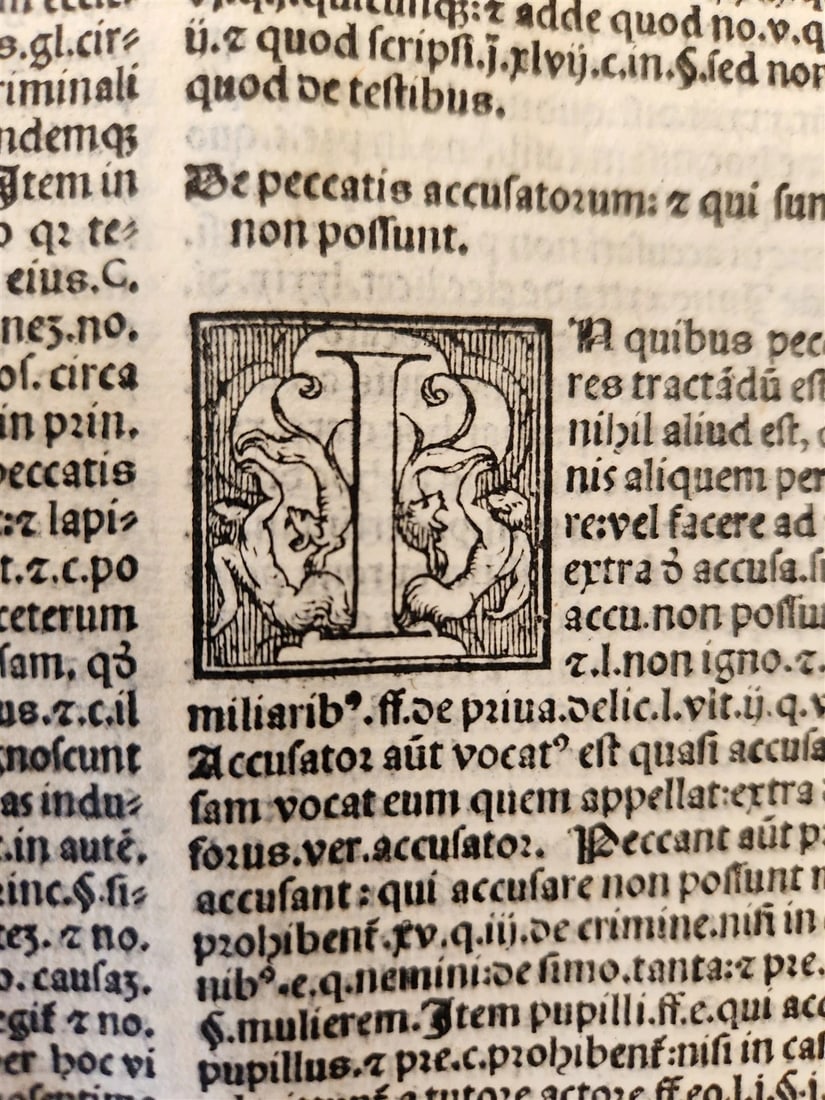 1560 CANON LAW WORK by GALICIAN LAWYER ALVARO PELAYO antique PIGSKIN BOUND FOLIO - 13