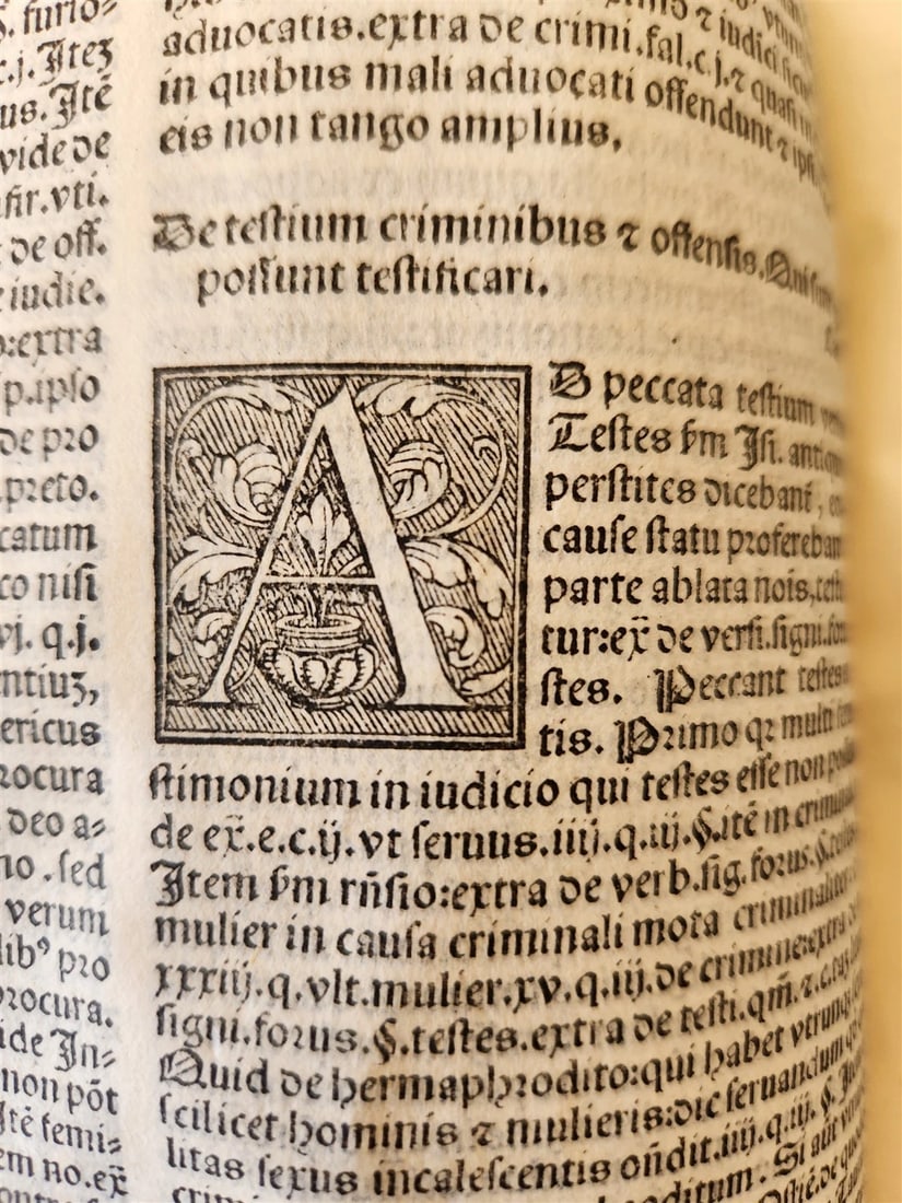 1560 CANON LAW WORK by GALICIAN LAWYER ALVARO PELAYO antique PIGSKIN BOUND FOLIO - 14