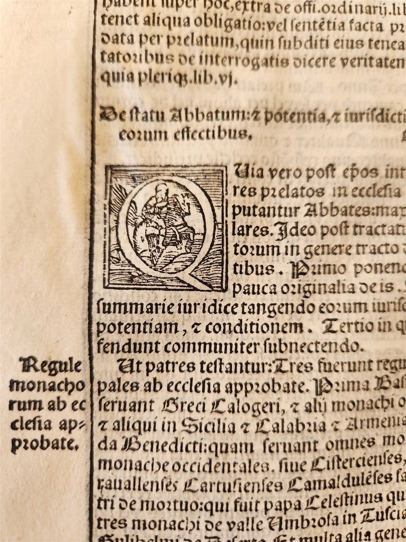 1560 CANON LAW WORK by GALICIAN LAWYER ALVARO PELAYO antique PIGSKIN BOUND FOLIO - 15