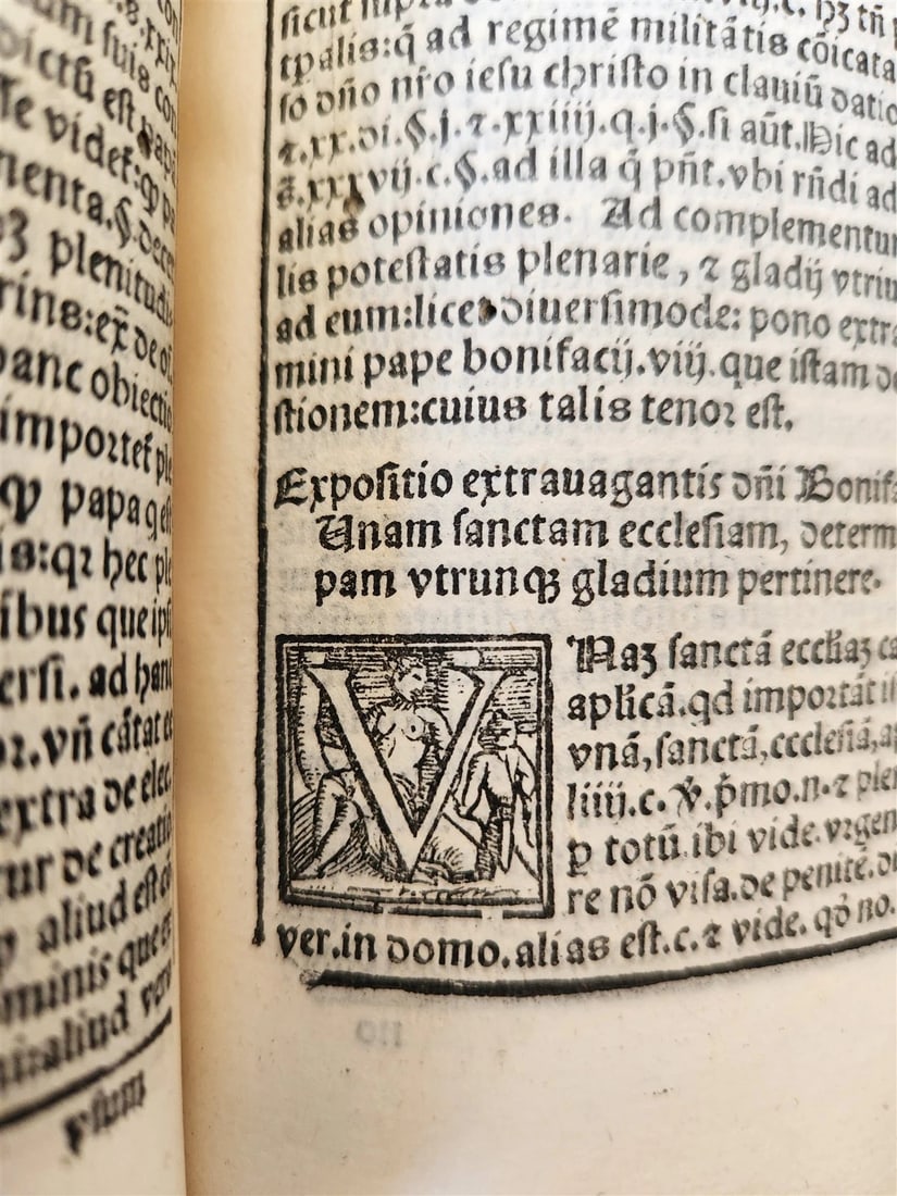 1560 CANON LAW WORK by GALICIAN LAWYER ALVARO PELAYO antique PIGSKIN BOUND FOLIO - 17