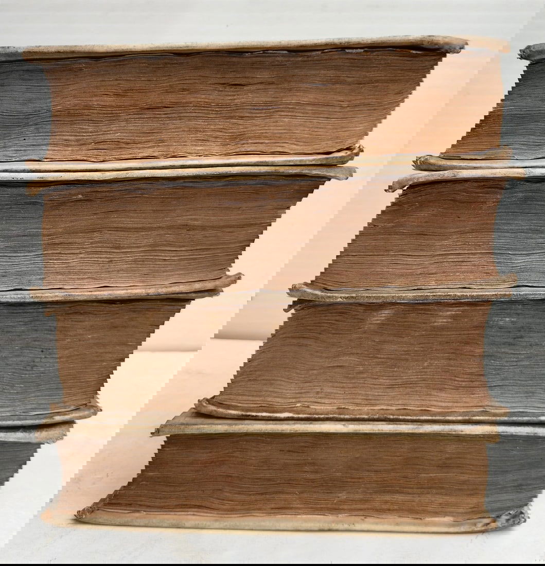 1727 OVID 4 VELLUM BOUND VOLUMES antique Publius Ovidius Naso - 16