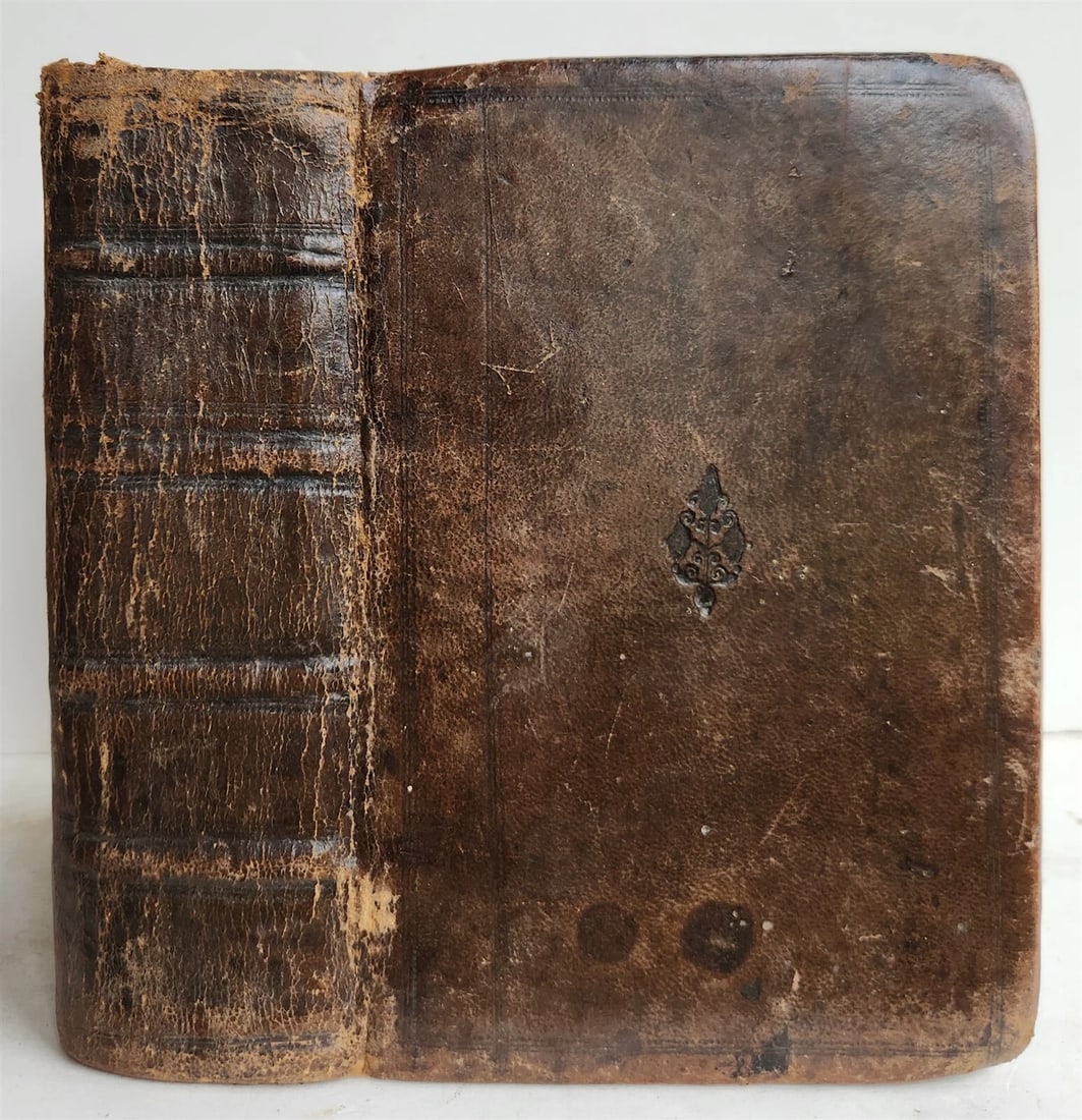 1634 BIBLE in ENGLISH King James antique ORIGINAL BINDING - 3