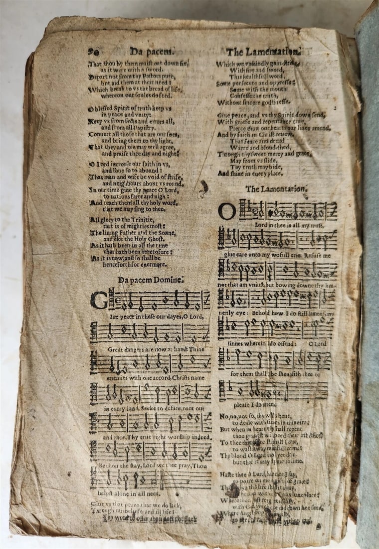 1634 BIBLE in ENGLISH King James antique ORIGINAL BINDING - 9