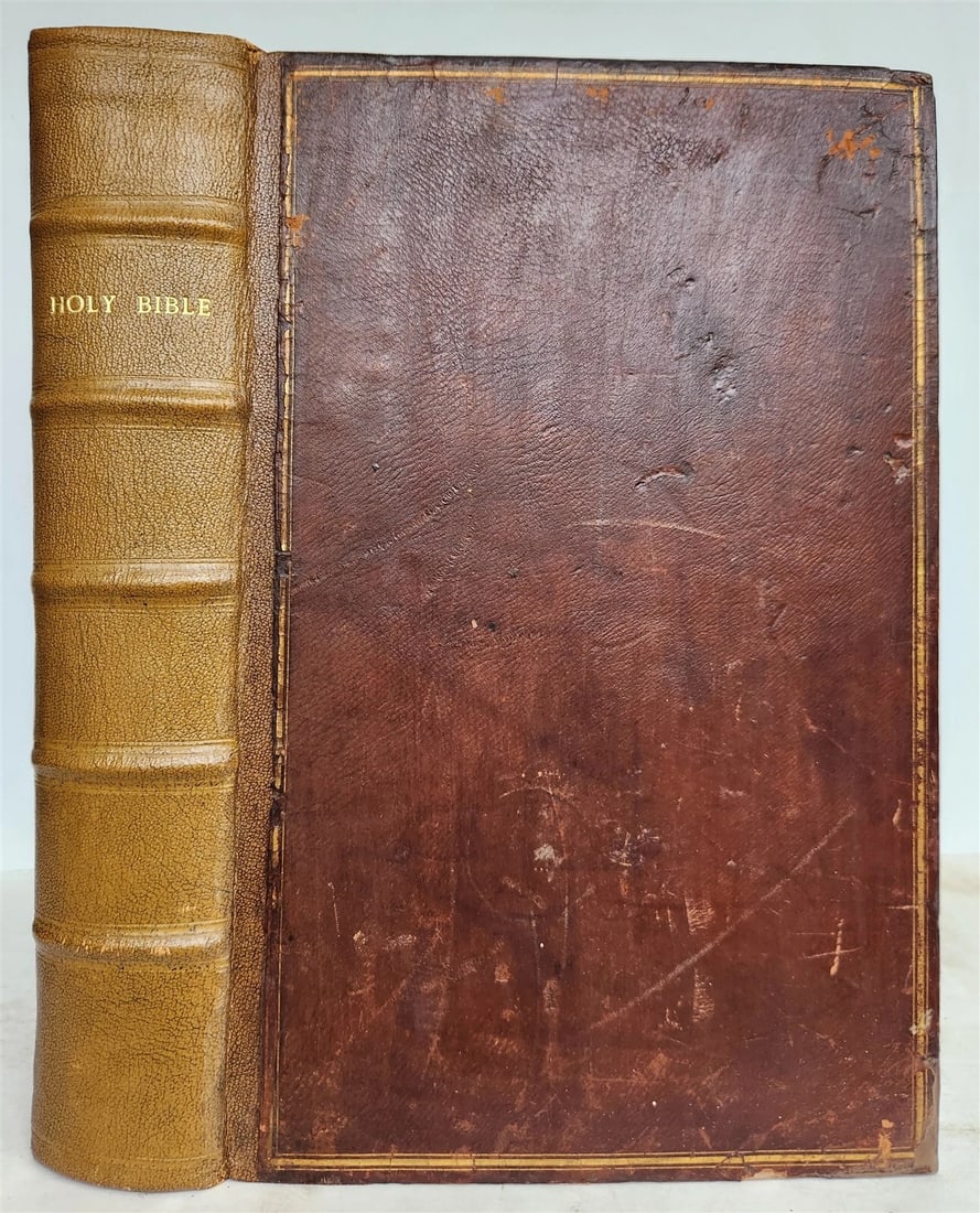 1688 BIBLE in ENGLISH FOLIO antique OLD & NEW TESTAMENT 17th CENTURY Oxford - 3