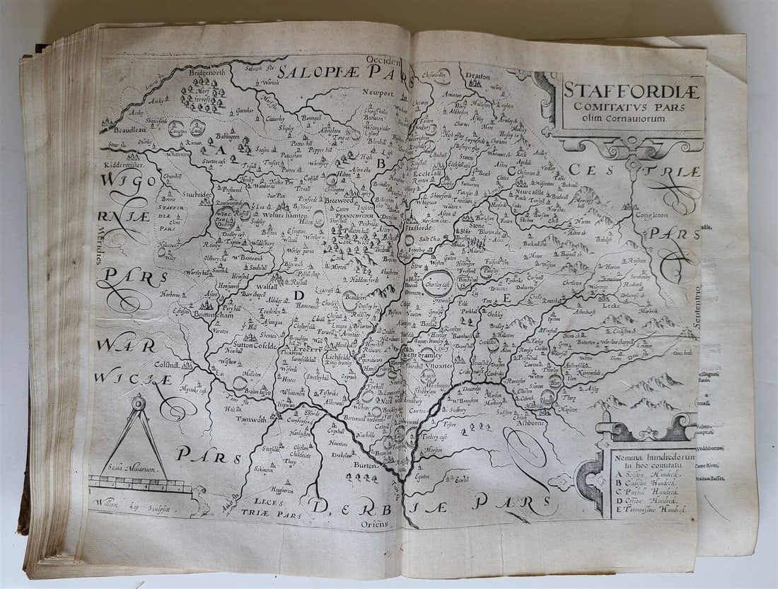 1637 BRITAIN DESCRIPTION of England Scotland Ireland antique ILLUSTRATED 48 MAPS - 20