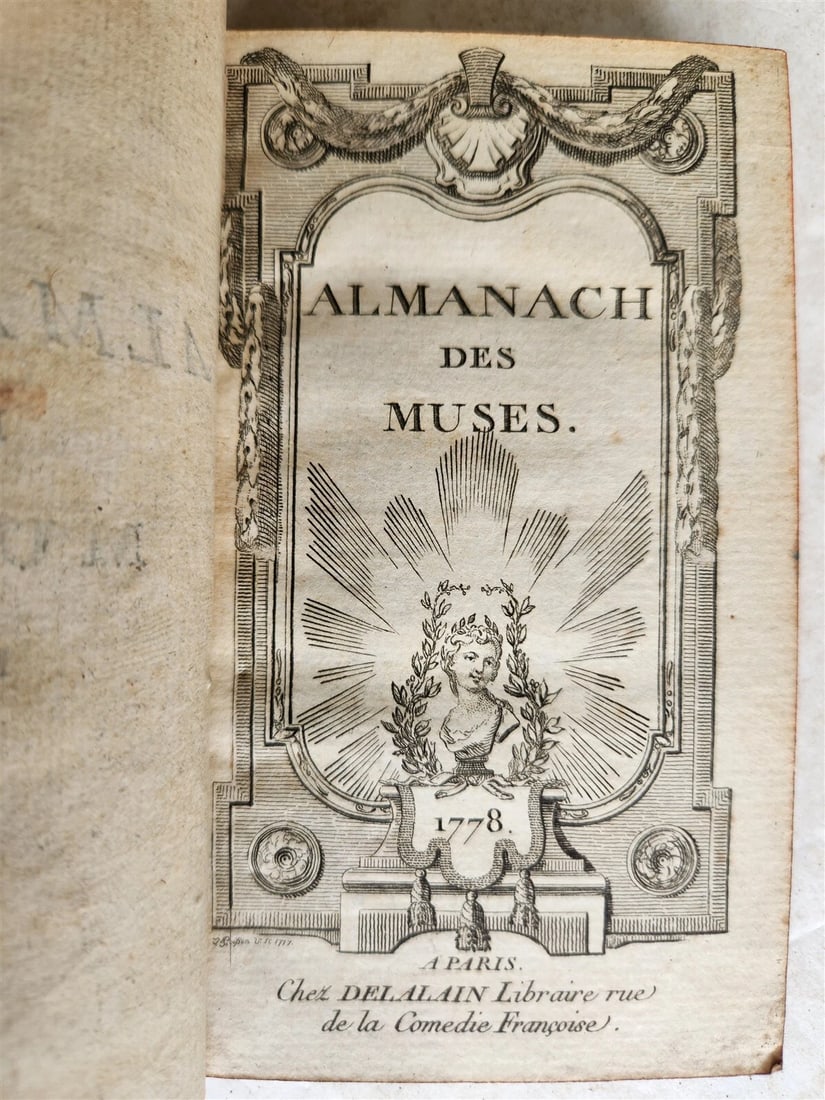 1765-1787 ALMANACH DES MUSES 24 VOLUMES antique POETRY LITERATURE DECORATIVE - 16